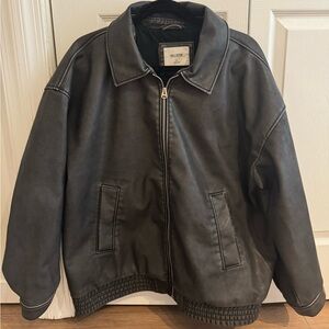 Hollister Leather Jacket